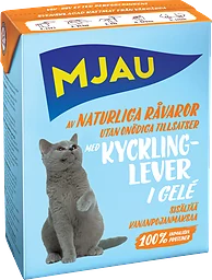 Kycklinglever Bitar i Gelé Kattmat Våt