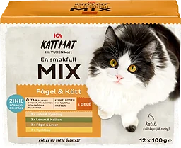 Kattmat Fågel & Kött i gelé 12-p