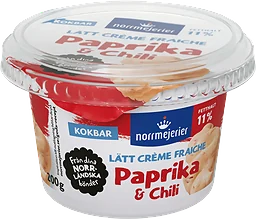 Crème Fraiche Lätt Paprika & Chili 11%