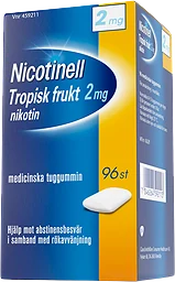 Tropisk 2mg Nikotintuggummi