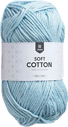 Garn Soft Cotton Ljusblå