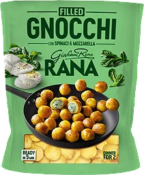 Fylld Gnocchi Spenat Mozzarella