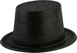 Glitterhatt Svart