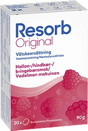 Hallon Vätskeersättning Brustablett