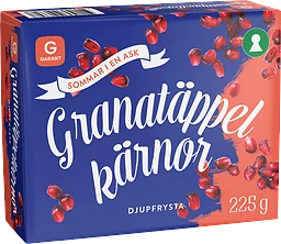 Granatäpple Kärnor Fryst