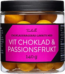 Lakritskulor Vit choklad & Passionsfrukt Treatville