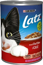 Kattmat Våt Oxkött Gele