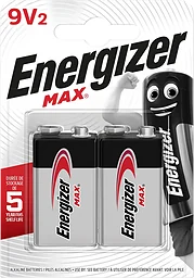 Batteri 9V 2-p Max