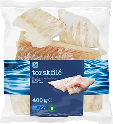 Torskfilé Portionbitar Frysta