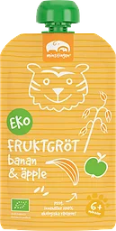Fruktgröt Banan Äpple Från 6 Månader