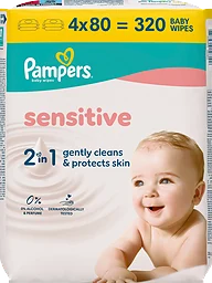 Tvättservetter Sensitive 4-pack