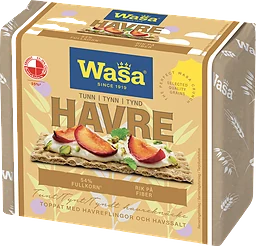 Tunn Havre Havreflingor Havsalt