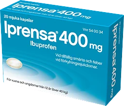Iprensa Mjuka Kapslar Ibuprofen 400mg