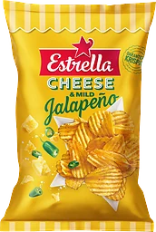 Chips Cheese & mild jalapeño