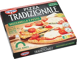 Pizza Tradizionale Mozzarella & pesto Dr. Oetker