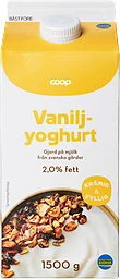 Yoghurt Vanilj 2%