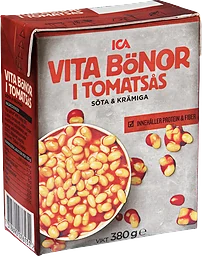 Vita Bönor i Tomatsås