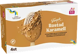 Glasspinnar Finaste rostad karamell 4-pack