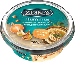 Hummus Karamelliserad lök