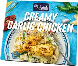 Creamy garlic chicken Dafgårds