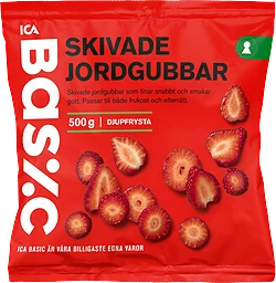 Skivade jordgubbar