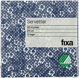 Servett Flower Dot 24cm