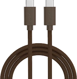 USB-C till USB-C 2m brun