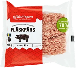 Fläskfärs Fethalt 23%