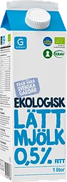 Lättmjölk Ekologisk 0,5%