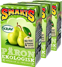 Fruktdryck Päron 25cl 3-p KRAV