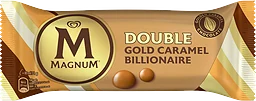 Glasspinne Double gold caramel billionaire 1-p