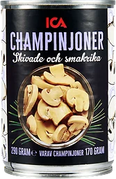 Champinjoner Skivade 290g
