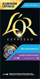 Kaffekapslar Lungo Profondo Decaffeinato 10-pack