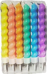 Tårtljus Skruvade 6-pack