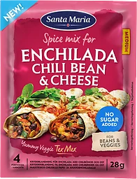 Kryddmix Chili Bean & Cheese Enchilada