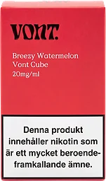 E-cigarett Engångs Breezy Watermelon 20 mg/ml 2ml Cube