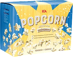 Mikropopcorn smörsmak 10-p