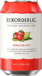 Jordgubb Lime 2,25% Cider Burk
