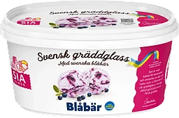Gräddglass Blåbär