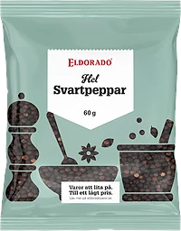 Svartpeppar Hel Påse