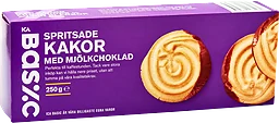 Spritsade kakor med Mjölkchoklad