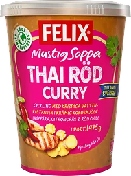 Currysoppa Thai Röd