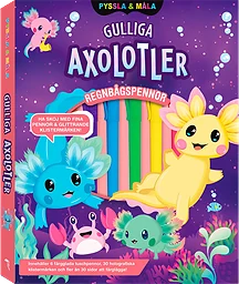 Pyssla och måla: Gulliga axolotler