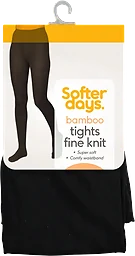 Bamboo Tights Knit Black 42/48