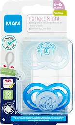 Nappar Perfect Night 6-16 Mån Silikon 2-pack