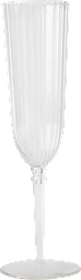 Champagneglas Ribbat Klar