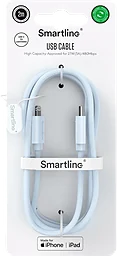 USB-C till Lightning 2m blå