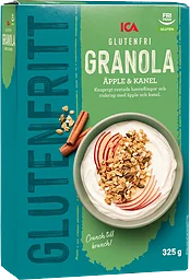 Gl-fri Granola äpple kanel
