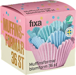 Muffinform Blomma