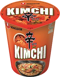 Nudlar i kopp Kimchi